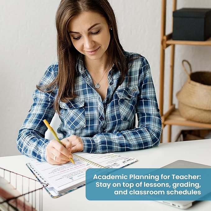 Planner 2026–2027, Academic Monthly Weekly Spiral Calendar, July 2026 – June - Image 7