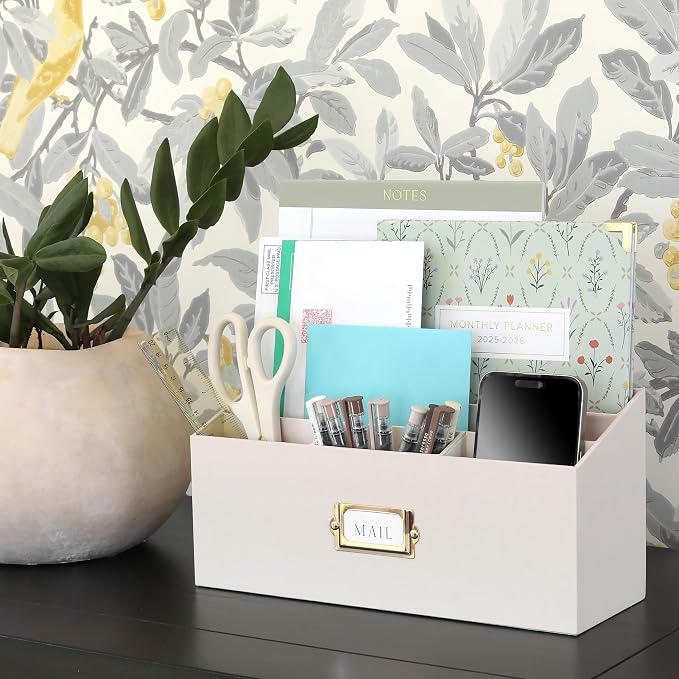 KIBAGA Stylish Linen Mail Organizer - Image 4