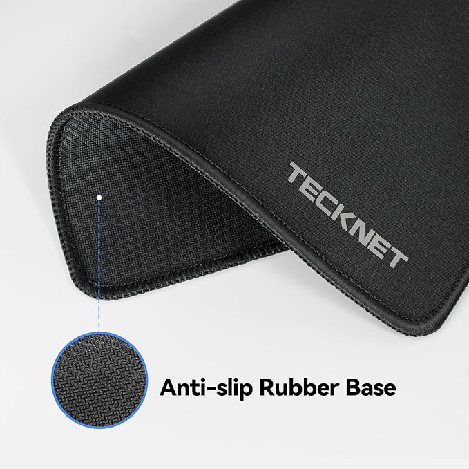 TECKNET 2 Pack Mouse Pad with Anti-fray Stitchin, Waterproof Surface & Non-Slip - Image 4