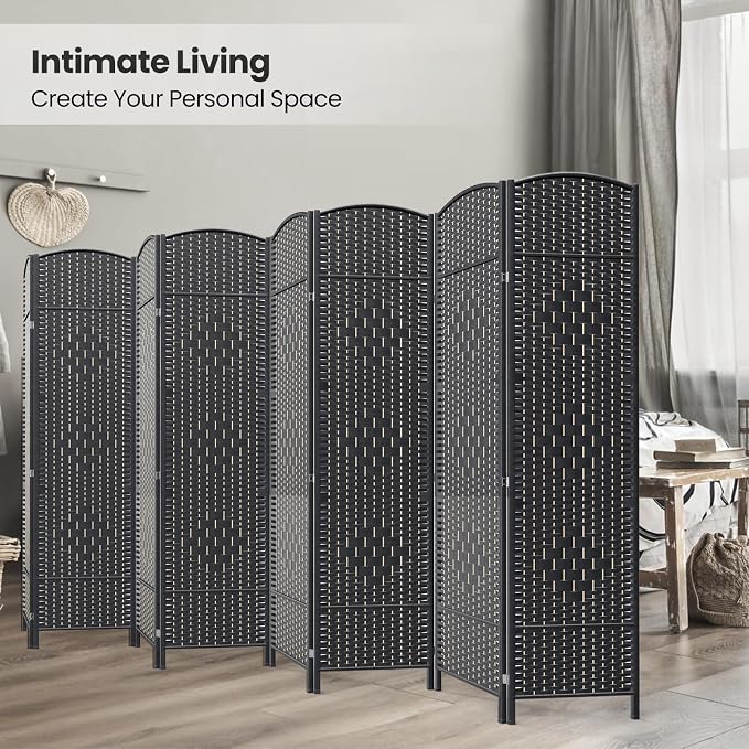 Cocosica 8 Panel Room Divider, 6Ft Folding Privacy Screen, Tall - Image 4