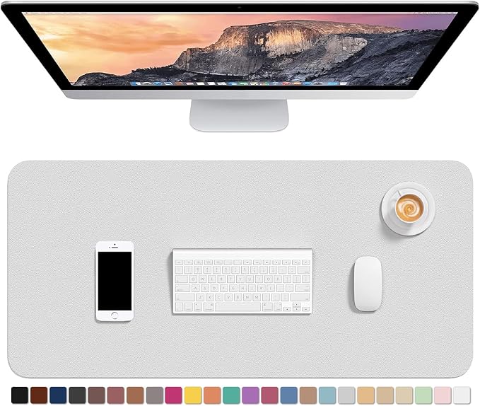Hsurbtra Desk Pad, XL Extended Mouse Pad, Waterproof Desktop Blotter Protector by Hsurbtra