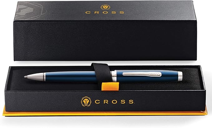 Cross Coventry Blue Lacquer Ballpoint Pen-DeskLoop Office