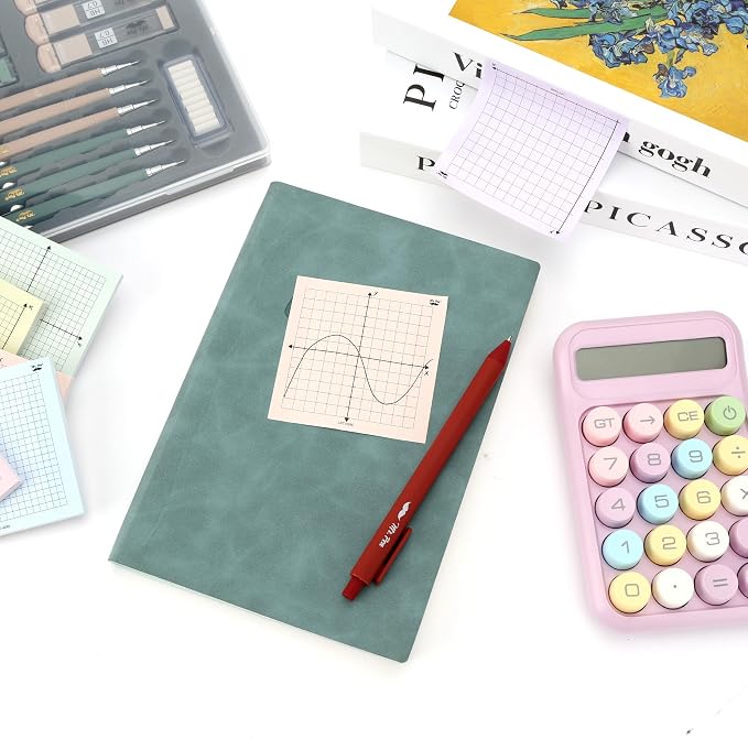 Mr. Pen- Graph Paper Sticky Notes, 6 Pads, 3x3 Inch, Pastel Colors | Graph - Image 8