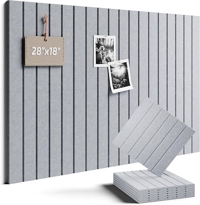 Felt Bulletin Board Tiles -28"x18" by FLUXYNARA