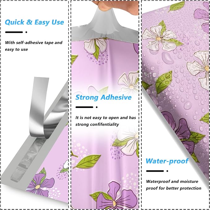 Poly Mailer 6x9 Inch 100 Pcs, Waterproof and Tear-Resistant Shipping Bags - Image 3