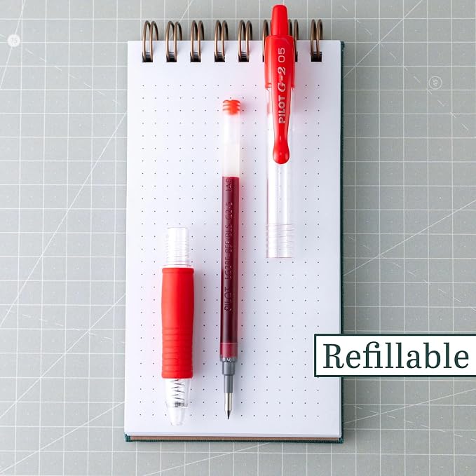 Pilot G2 Premium Refillable and Retractable Rolling Ball Gel Pens, Extra Fine - Image 4