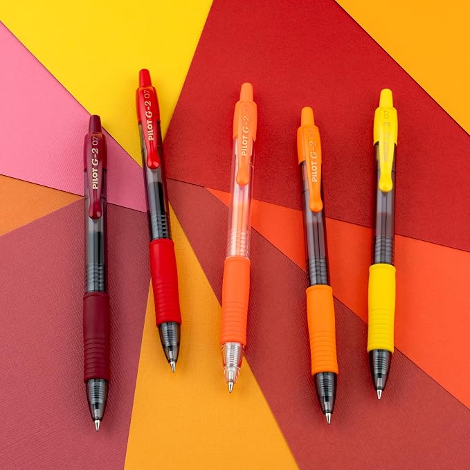 Pilot G2 Premium Gel Roller Pens, G2 Boost Red Pens Pack, The Colors of Energy - Image 6