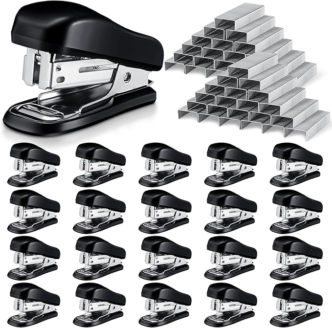 Sherr 20 Pack Mini Staplers Bulk by Sherr