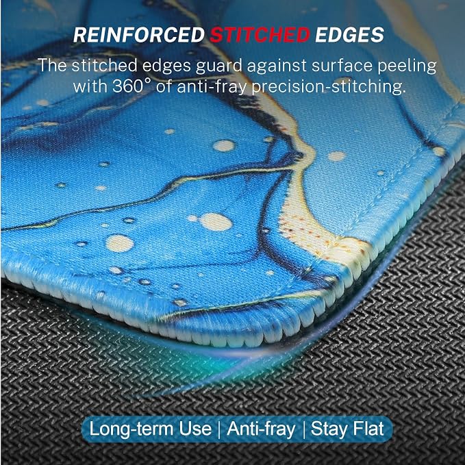 MROCO 3-Pack Mouse Pads, 30% Larger Surface, 8.5 x 11 in, Non-Slip Rubber Base - Image 3