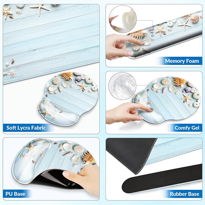Desk Mat Set + Keyboard and Mouse Pad - Image 5