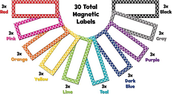 Teacher Created Resources Moroccan Magnetic Labels - Image 3