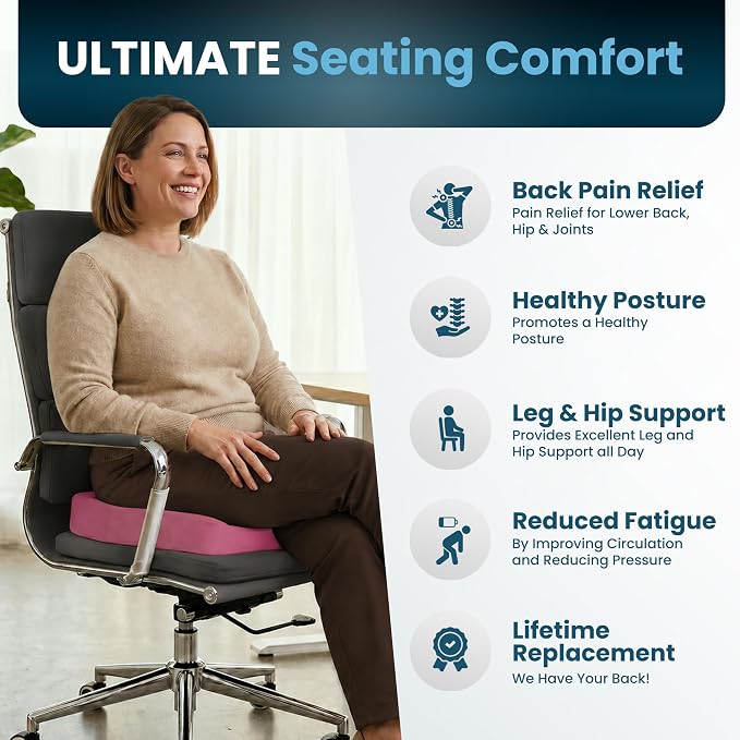 ComfiLife Extra Large Gel & Memory Foam Seat Cushion - Image 7