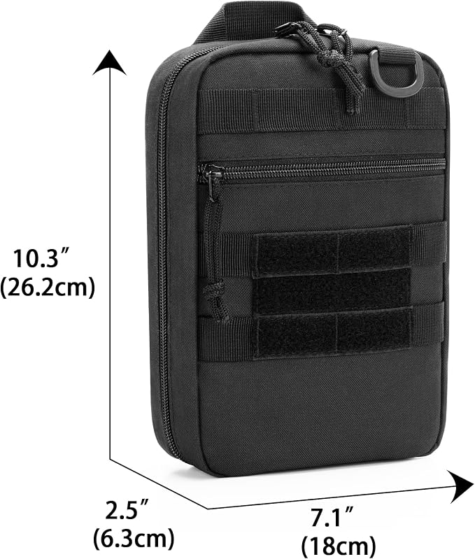 DSLEAF Tactical Pistol Magazine Storage Bag, MOLLE Mag Pouch Hold Up to 10x - Image 5