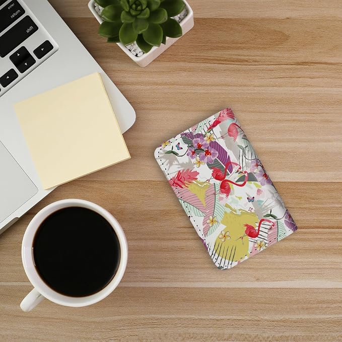 Business Card Holder，PU Leather Business Card Case Color Printing Pattern Card - Image 6