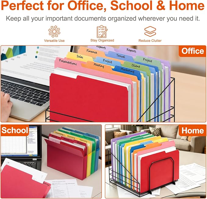 Colored File Folders, Manila Folders - Image 8