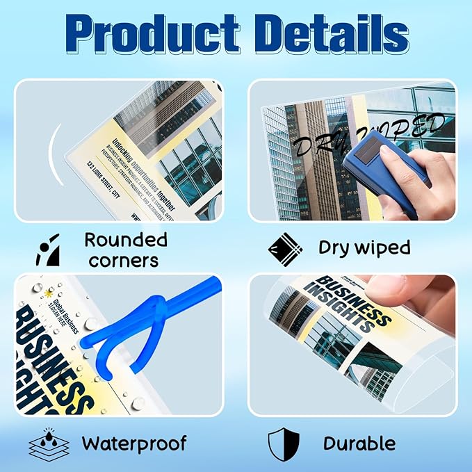 100 Pack 5 Mil Laminating Pouch with Colorful Loop 2 1/2" x 4 1/4" Luggage Tag Laminating Pouches with Slot Hole Thermal Laminate Pouch Tags Kit Resealable for Work Permits Pass Cards Student ID Cards-DeskLoop Office