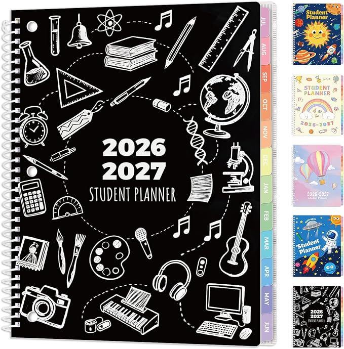 SUNEE Elementary Student Planner 2026-2027, Academic Year Jul. 2026 by SUNEE