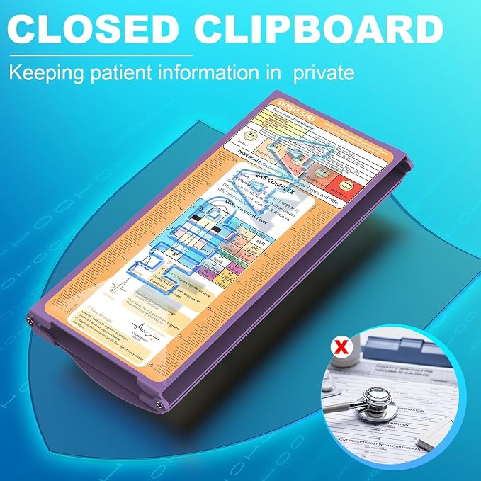 Nursing Clipboard Foldable Aluminum - Image 7