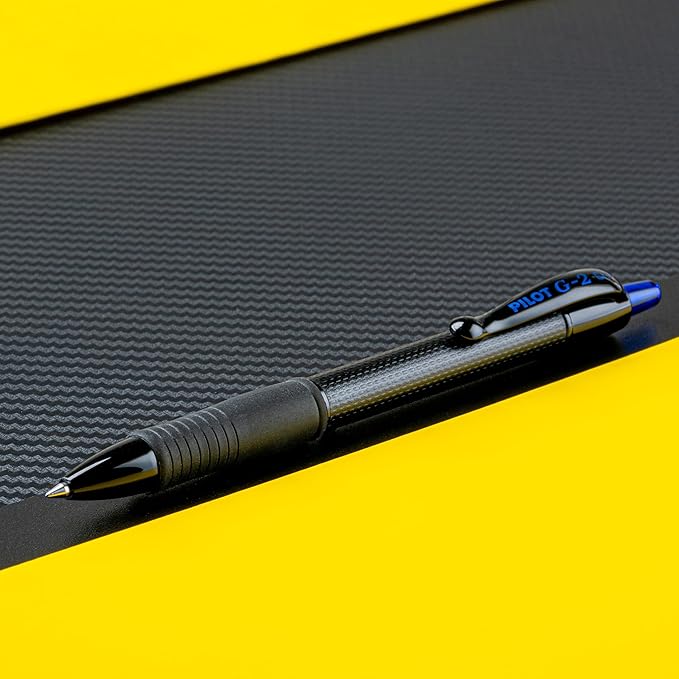 PILOT, G2 Edge Blue Premium Gel Roller Pens, Sensory Writing Experience, 12ct box, Fine Point 0.7 mm-DeskLoop Office