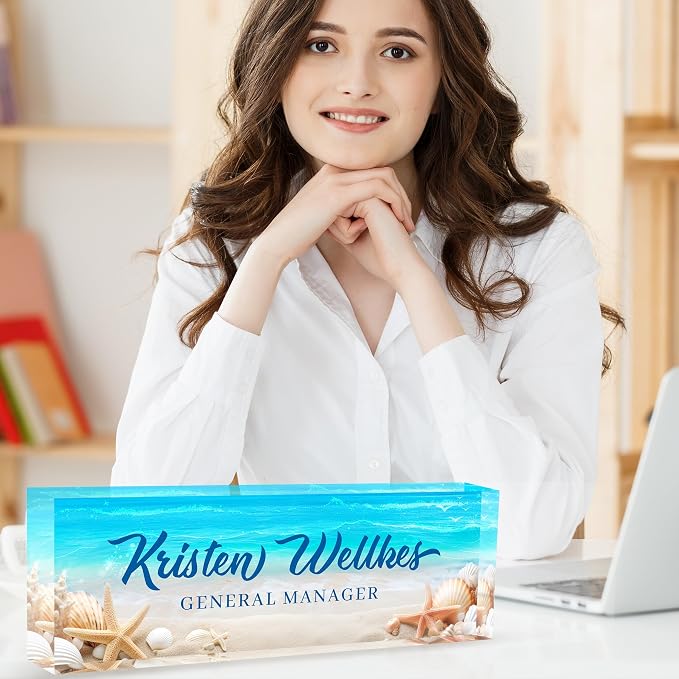 Personalized Office Name Plate, Custom Name Plate - Image 5