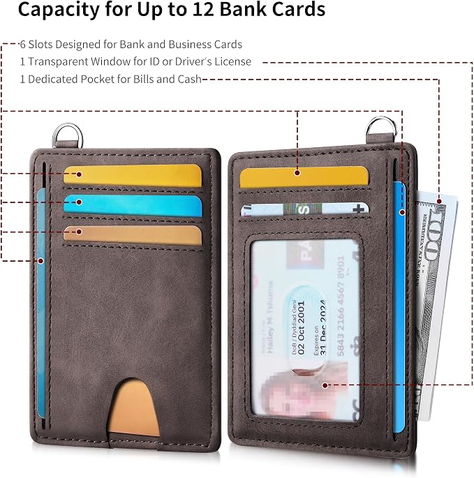 Mayski Slim Wallet, Credit Card Holder - Image 6