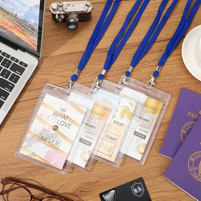 Patelai 50 Pcs 4 x 5.5 Inch Clear Passport Holders - Image 7