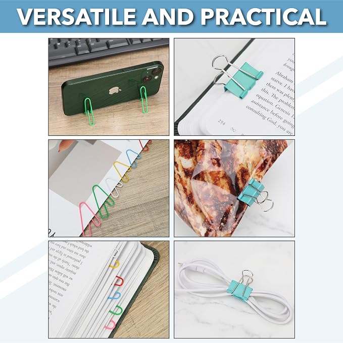 Mr. Pen- Paper Clips and Binder Clips Set, Office Supplies - Image 6