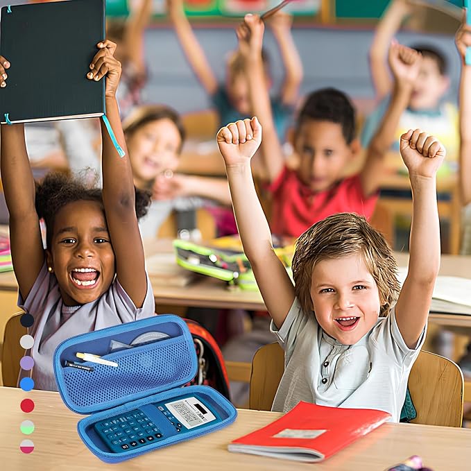 Hard Case Replacement for Texas Instruments TI-30XIIS TI-30XS TI-30Xa TI-36X Pro Scientific Calculator Case Only (Pink + Off White Case)-DeskLoop Office