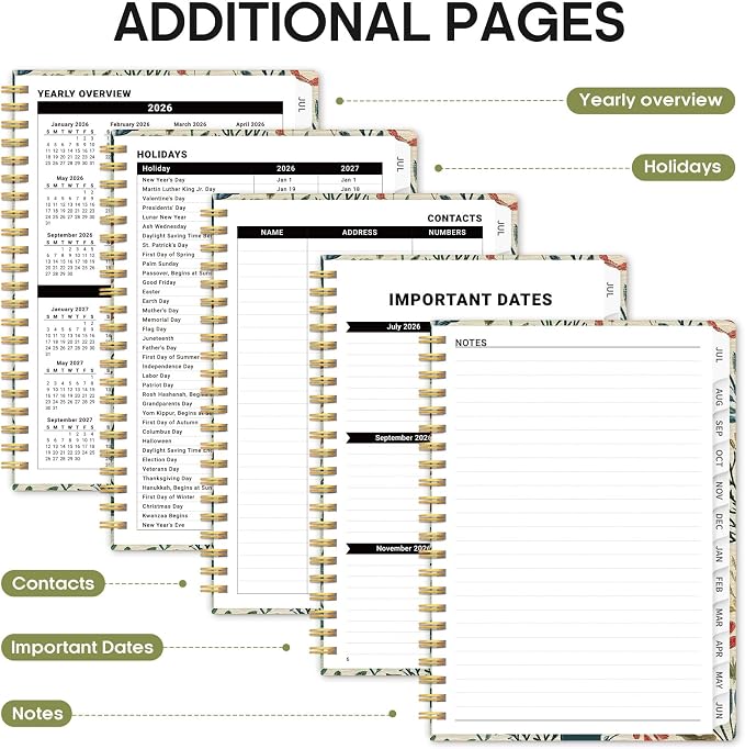 Planner 2026-2027, Academic Year Weekly and Monthly Calender Planner, from Jul - Image 5