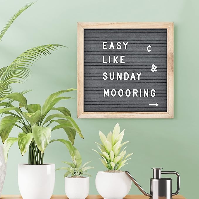 Felt Letter Board with 294 Letters, Numbers & Symbols - Image 5