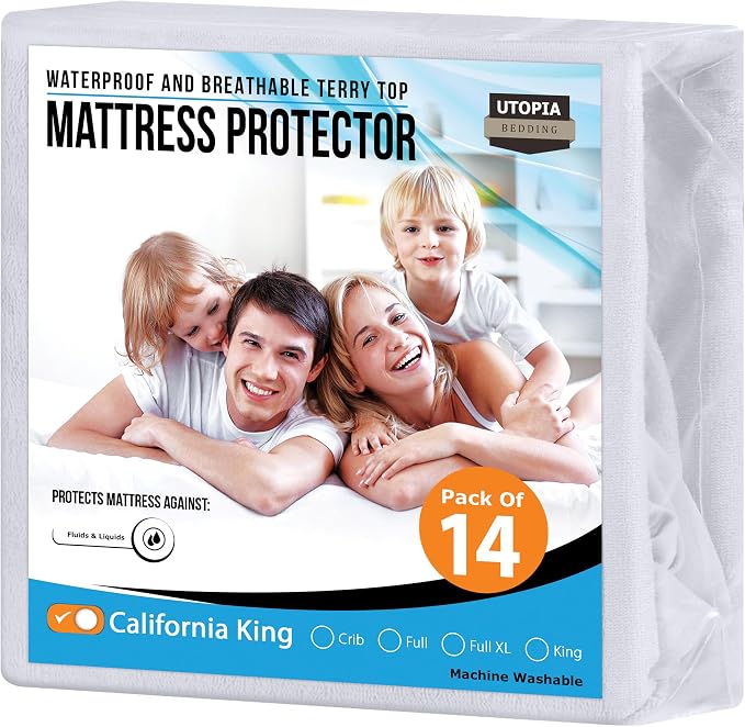 Utopia Bedding Waterproof Mattress Protector California King Size, Premium by UTOPIABEDDING