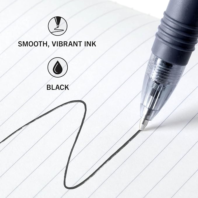 Zebra Pen Z-Grip Retractable Ballpoint Pen, Smooth-Flowing Black Ink, 1.0mm - Image 4