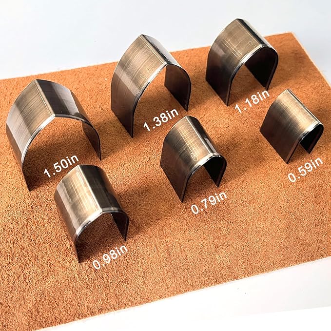 18 Pieces Leather Corner Punch Set, Leather End Punch Tool High Carbon Steel Corner Cutter Tools, Corner Trimmers Punch with Mat & Box, Edge Trimmer for DIY Leathercrafts-DeskLoop Office