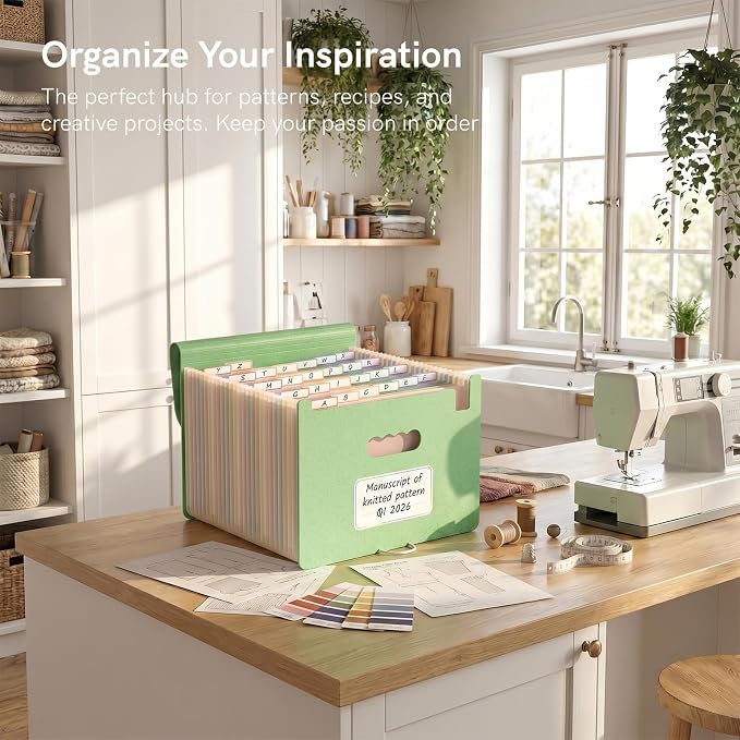 ABC life 26 Pockets Accordion File Organizer, High Capacity Expanding File - Image 5