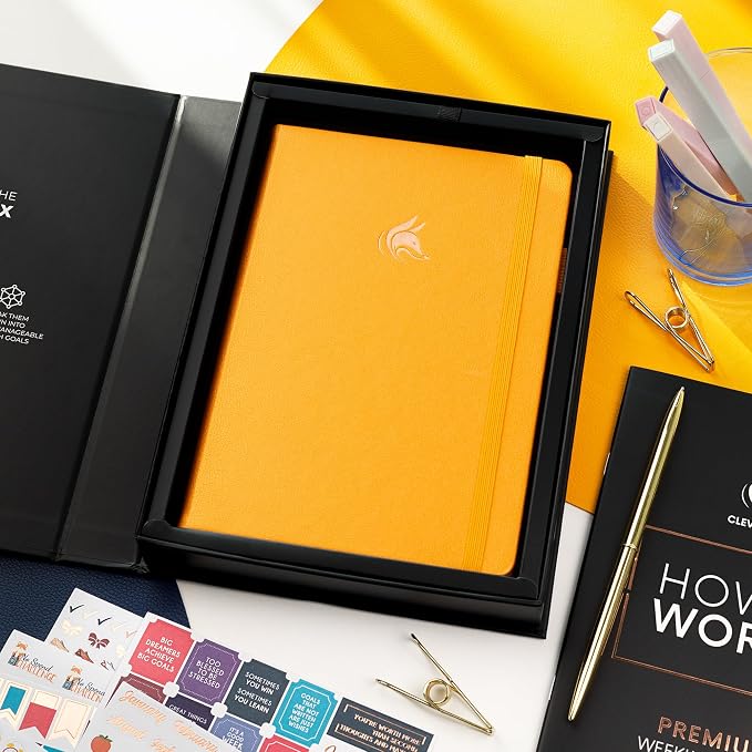 Clever Fox Planner Premium Edition – Undated Luxurious Weekly & Monthly Planner - Image 7