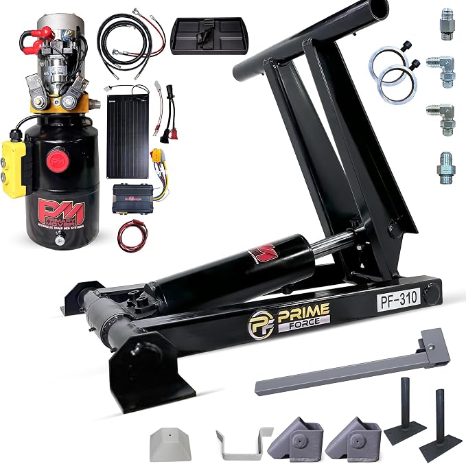 3 Ton Dump Trailer Hydraulic Scissor Hoist | Premium Hoist Kit | Hydraulic Dump by PRIMARYMOVER