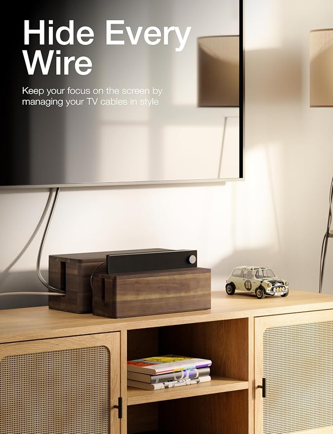 TIDITA Acacia Large Cable Management Box - Image 7