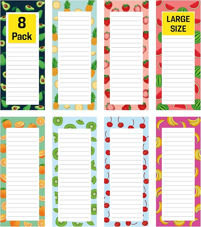 8 Large Magnetic Notepads – Big Notepads by ModernShop