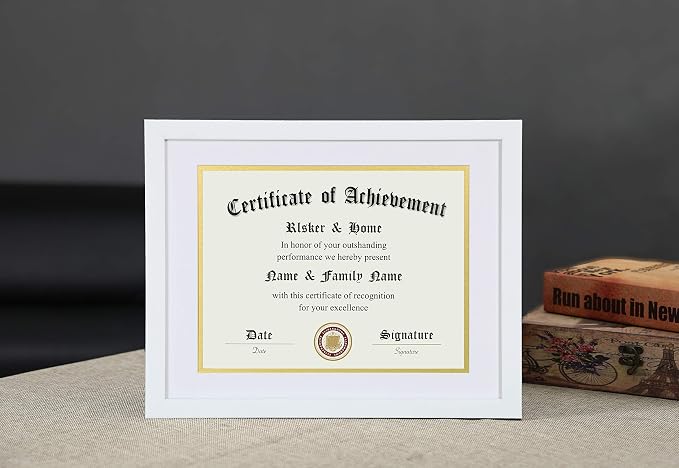 ELSKER&HOME 8.5x11 Diploma Frame White - Image 2