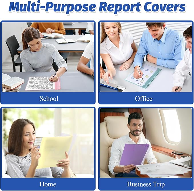 Ndsox 30 Pack Plastic Report Covers - Image 7