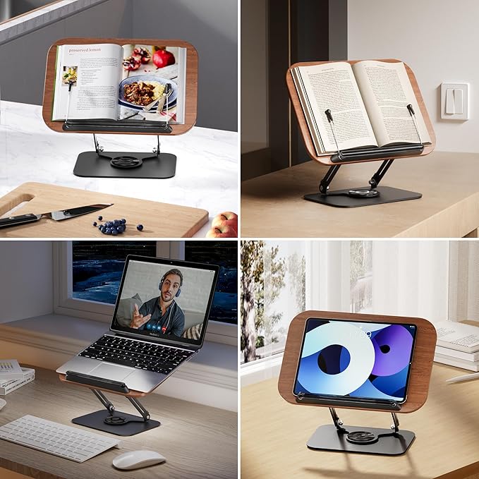 SupeDesk Book Stand for Reading, Adjustable Book Holder - Image 3