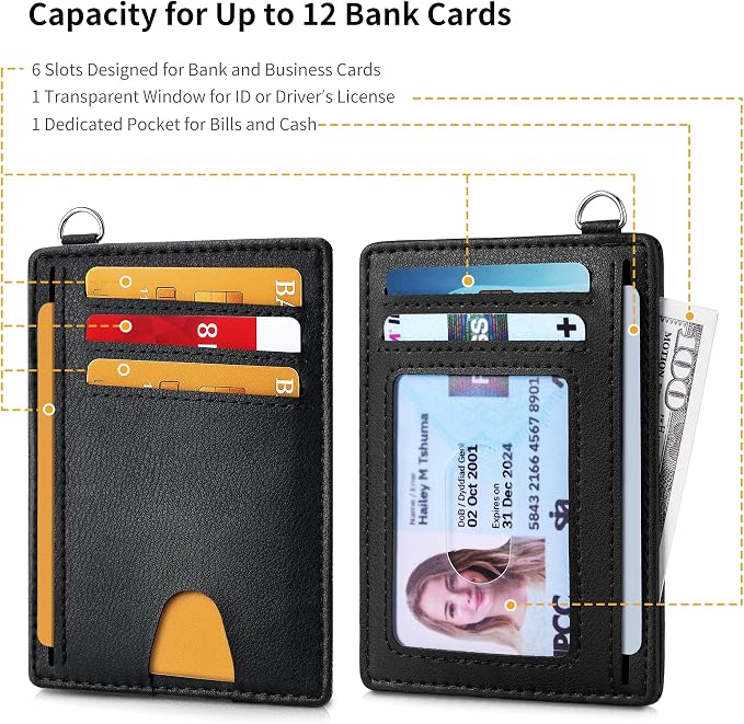 Mayski Slim Wallet, Credit Card Holder - Image 6