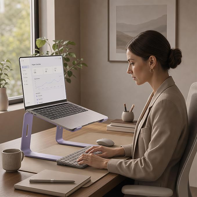 Orionstar Ergonomic Laptop Stand, Premium 5mm Aluminum Riser - Image 7