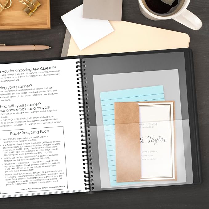 AT-A-GLANCE 2027 Planner, 15-Month Jan-Mar, Unruled Daily Blocks - Image 4