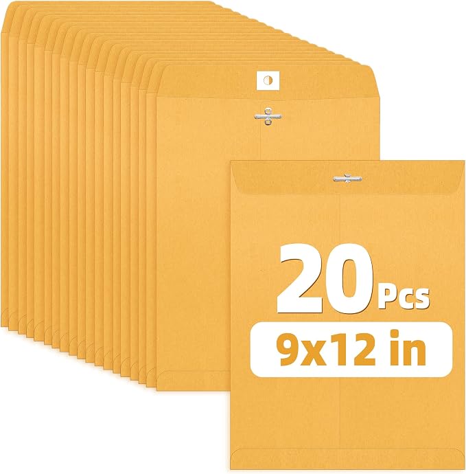 SUNEE Envelops, 28-lb Paper Mailing Envelopes, Storing or Mailing Documents by SUNEE
