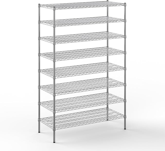 Regal Altair 21" Deep x 48" Wide x 74" Height Wire Shelving Kit | 8-Tier | NSF by Regal+Altair