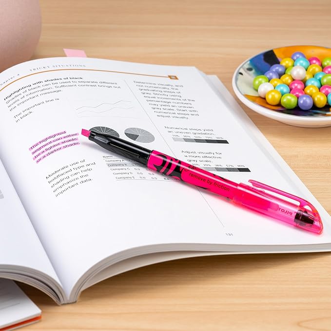 Pilot FriXion Light Pastel Erasable Highlighters, Chisel Tip, Journaling - Image 5