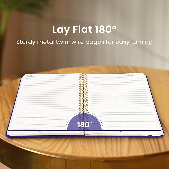 Taja Lined Spiral Journal Notebook - Image 4