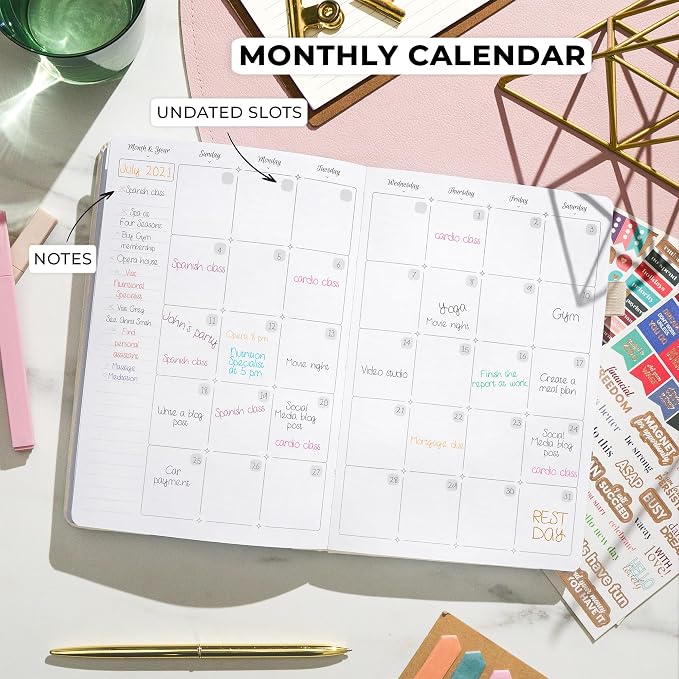 GoGirl Weekly Schedule Planner – Hourly Work & Life Planner - Image 4