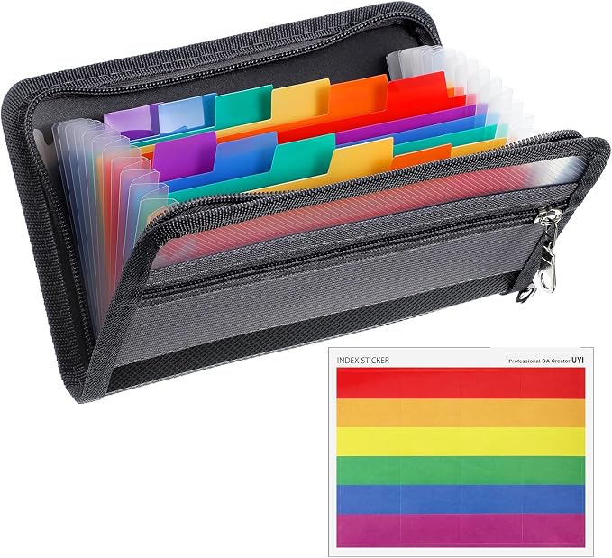 Receipt Organizer, Receipt Holder Organizer, Expanding File Folder Accordion by Unknown